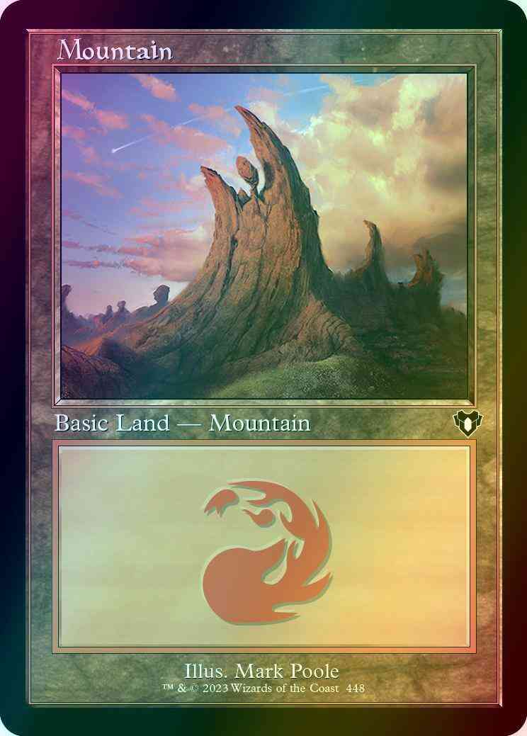 Mountain [448] [Retro Frame] [Commander Masters] [Foil]