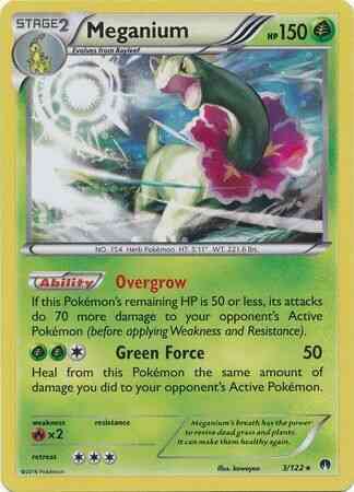 Meganium - 3/122 - Promo [Blister Pack] [XY9MSP-3] [Cosmos Holo]