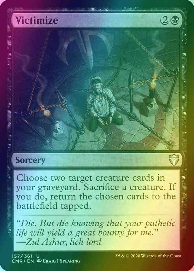 Victimize [157] [Commander Legends] [Foil]
