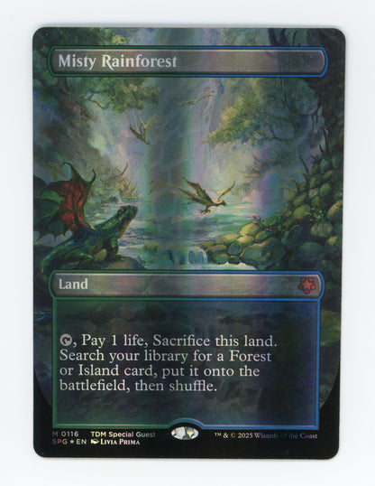 Misty Rainforest — Borderless|Dragonscale Foil — ID 17782
