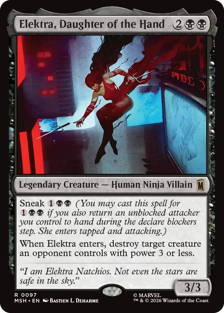 Elektra, Daughter of the Hand [97] [Marvel Super Heroes] [Non-Foil]