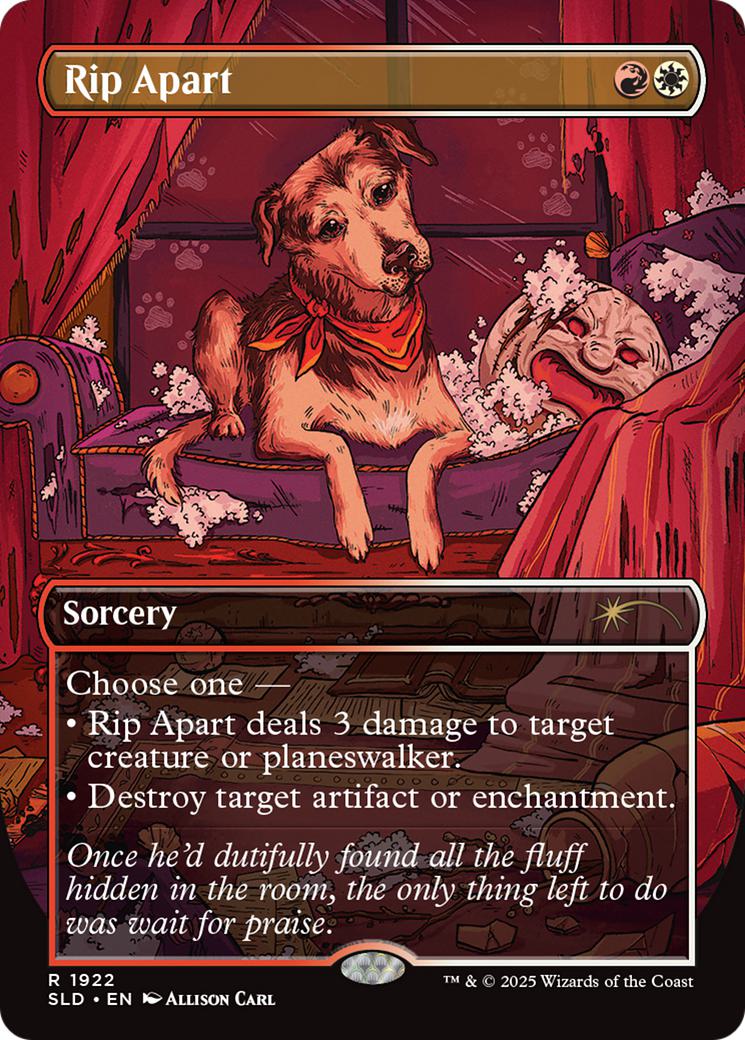 Rip Apart [1922] [Borderless] [Dogs Are Better Than Cats] [Secret Lair Drop] [Non-Foil]