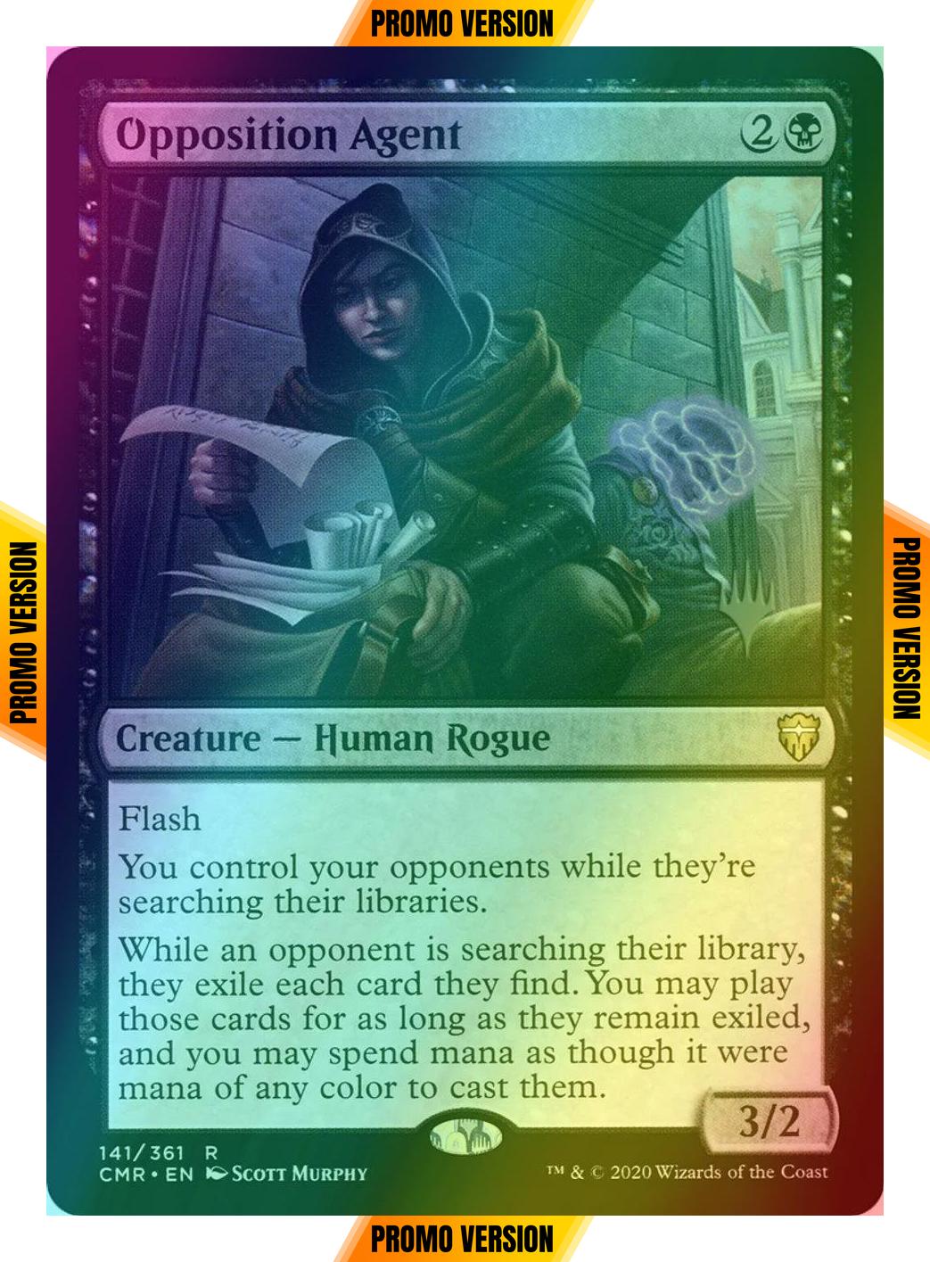 Opposition Agent [141p] [Promo Pack] [Commander Legends: Promos] [Foil]