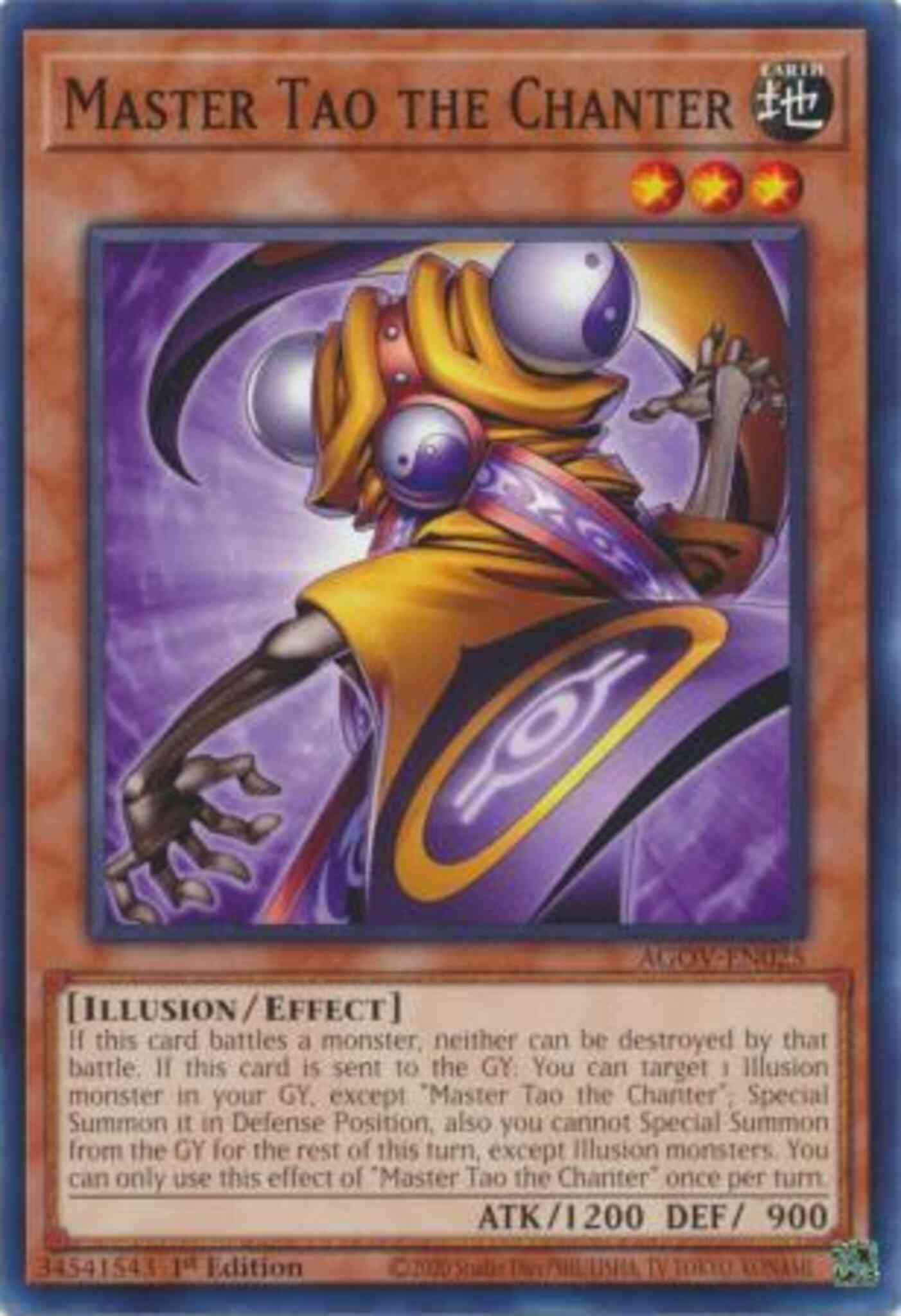 Master Tao the Chanter - AGOV-EN025 - Common - 1st Edition