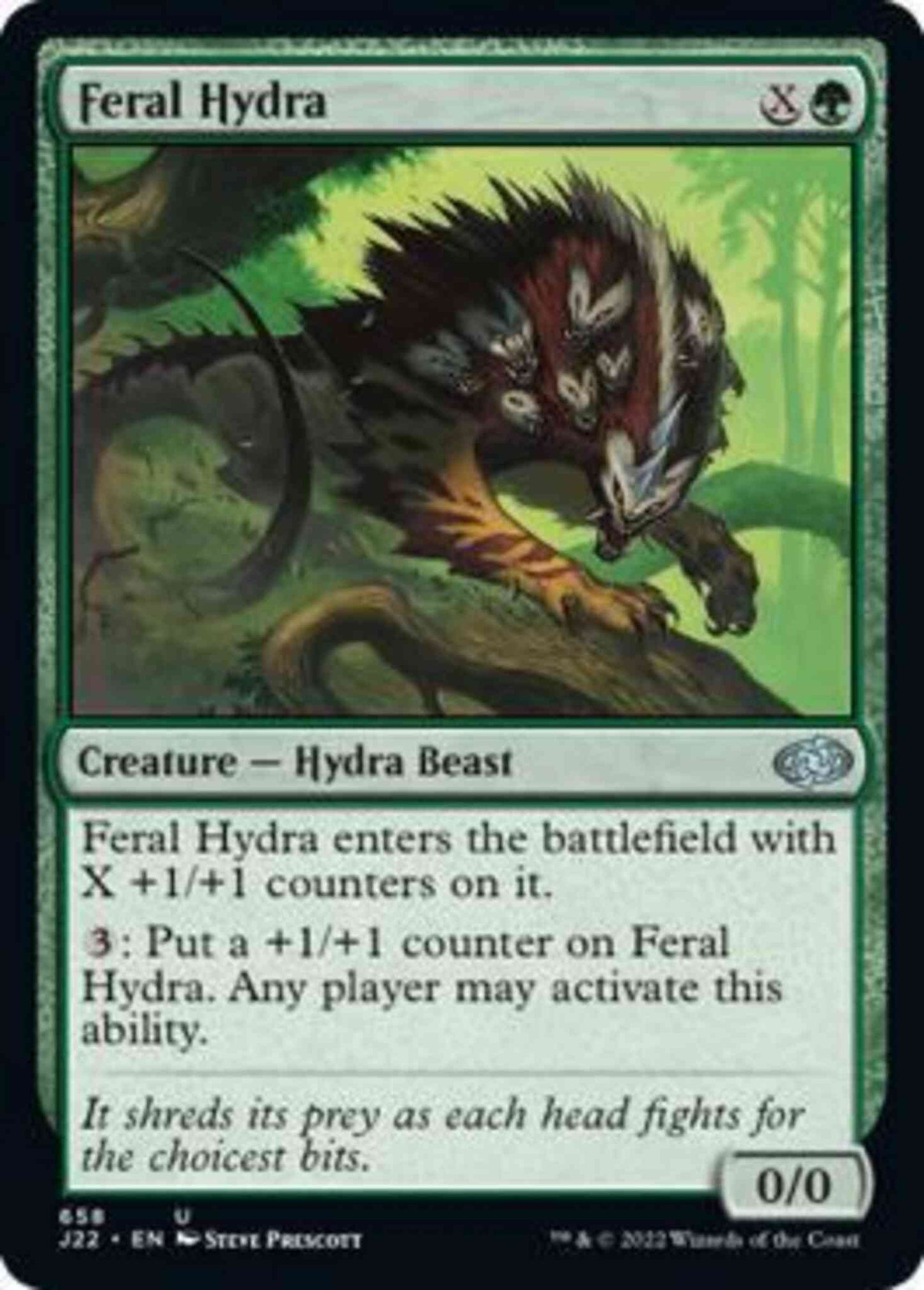 Feral Hydra [658] [Jumpstart 2022] [Non-Foil]