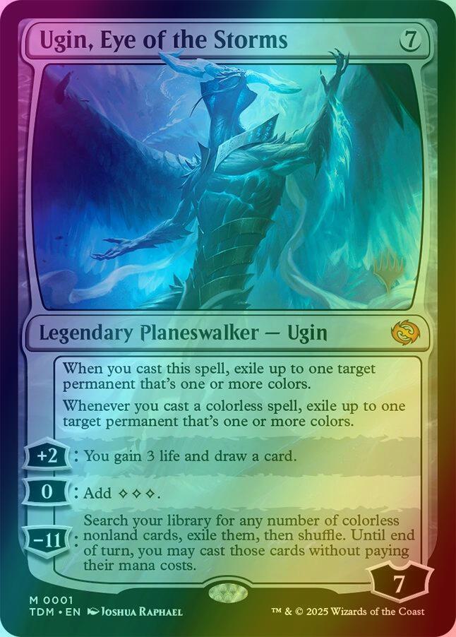Ugin, Eye of the Storms [1p] [Promo Pack] [Tarkir: Dragonstorm: Promos] [Foil]