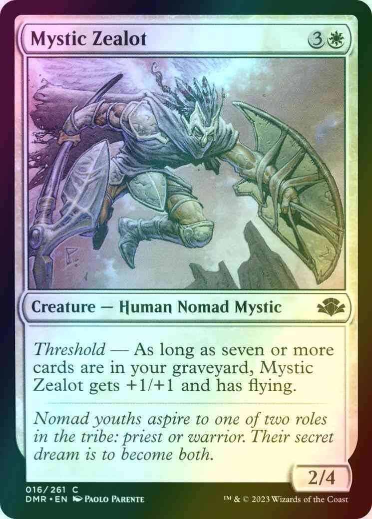Mystic Zealot [16] [Dominaria Remastered] [Foil]