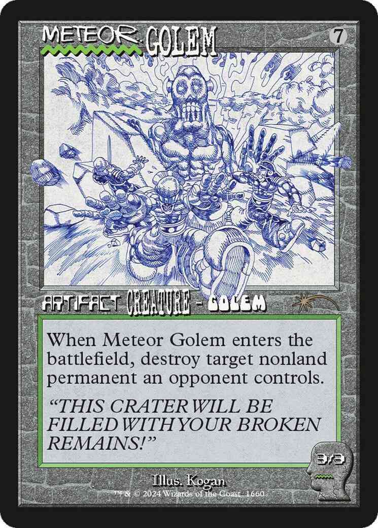 Meteor Golem [1660] [Brain Dead: Creatures] [Secret Lair Drop] [Non-Foil]