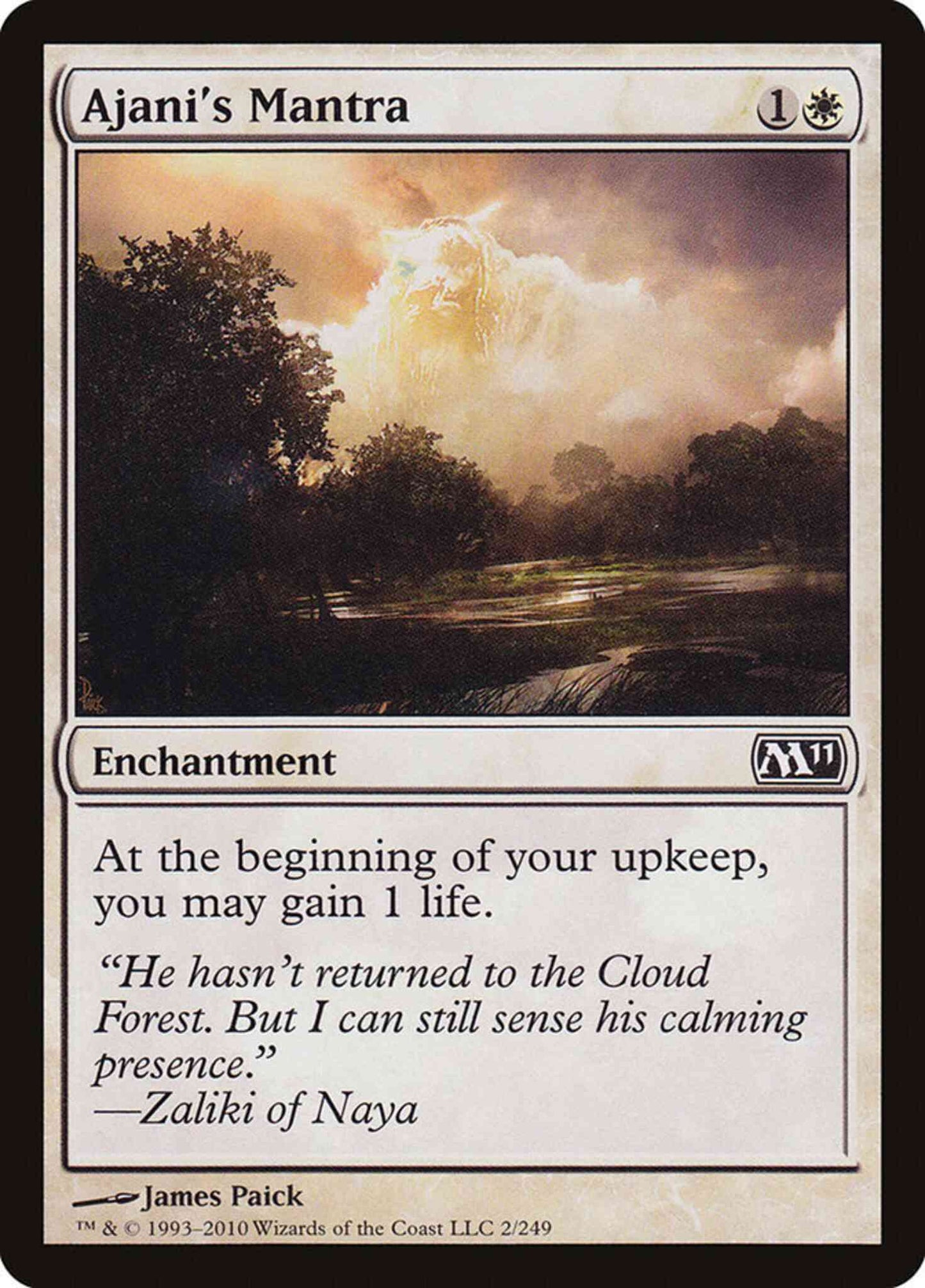 Ajani's Mantra [Magic 2011] [Non-Foil]