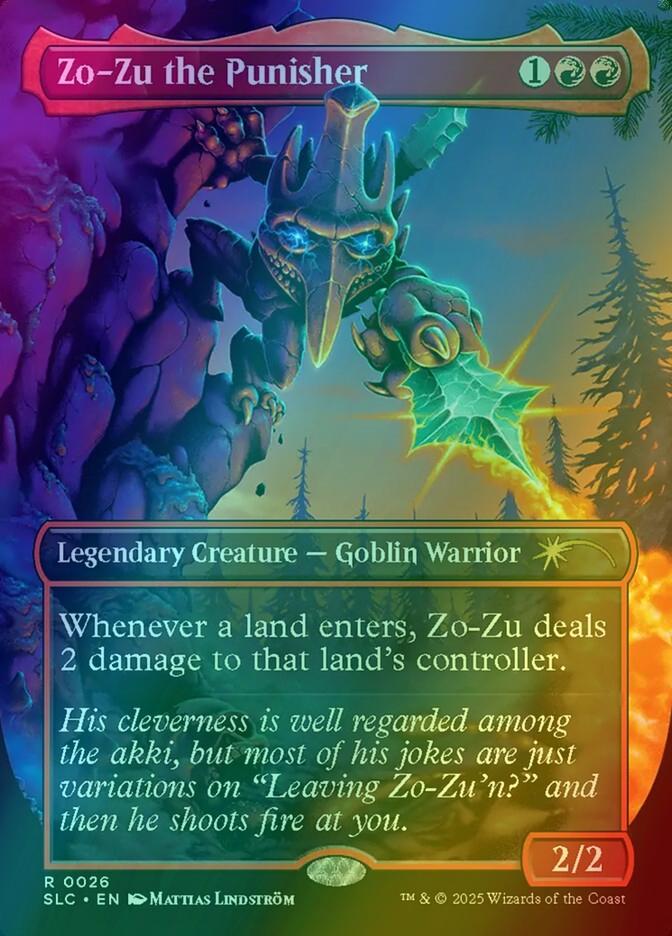 Zo-Zu the Punisher [0026] [Borderless] [Encyclopedia of Magic] [Secret Lair Countdown] [Foil]