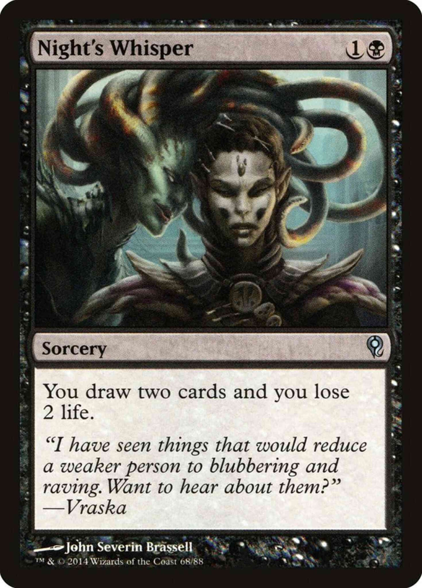 Night's Whisper [68] [Duel Decks Jace vs Vraska] [Non-Foil]