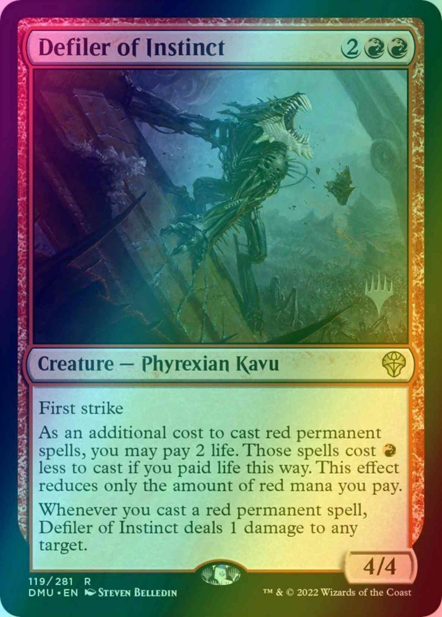 Defiler of Instinct [119p] [Promo Pack] [Dominaria United: Promos] [Foil]