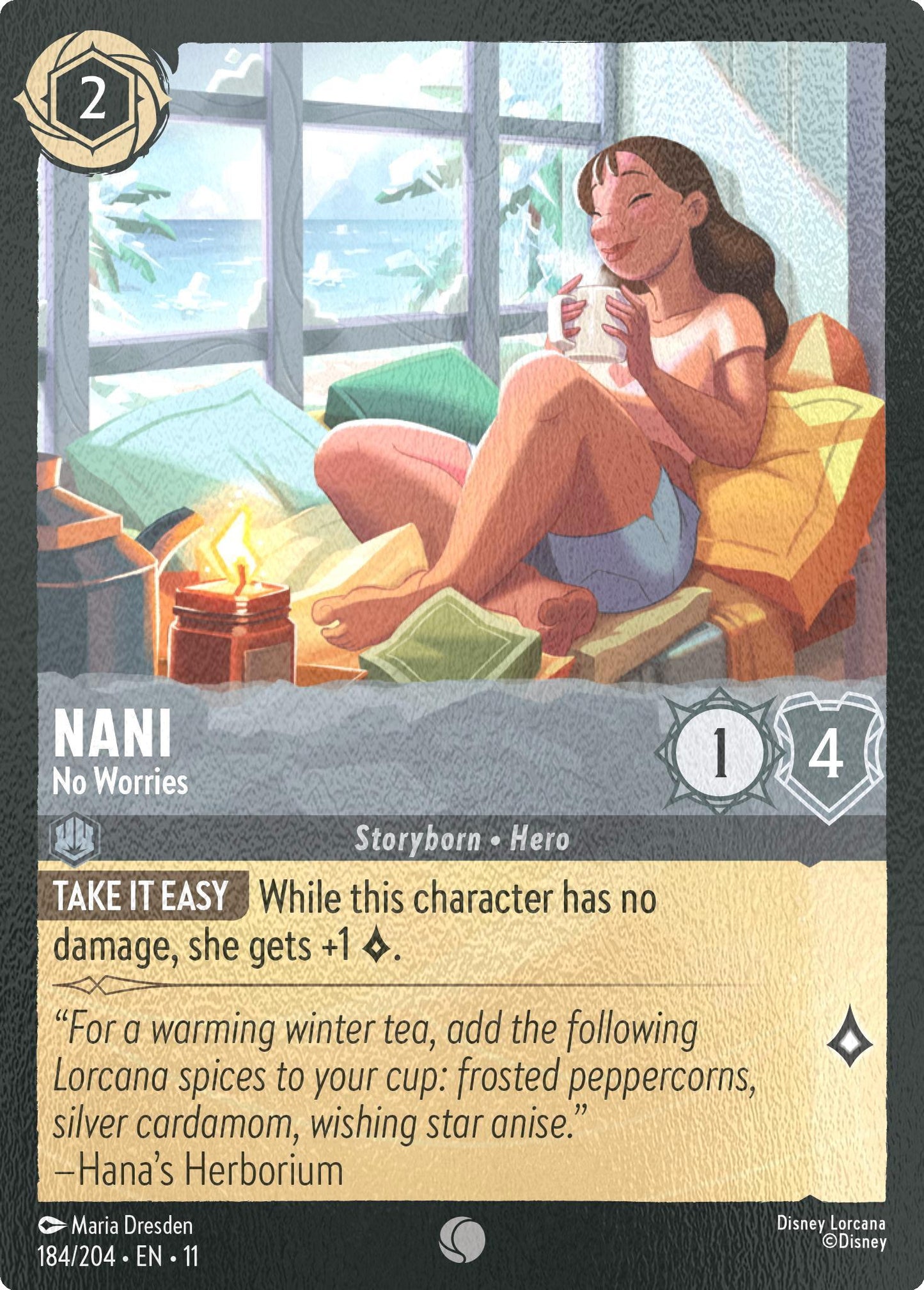 Nani - No Worries - 184/204 [Winterspell] [Cold Foil]