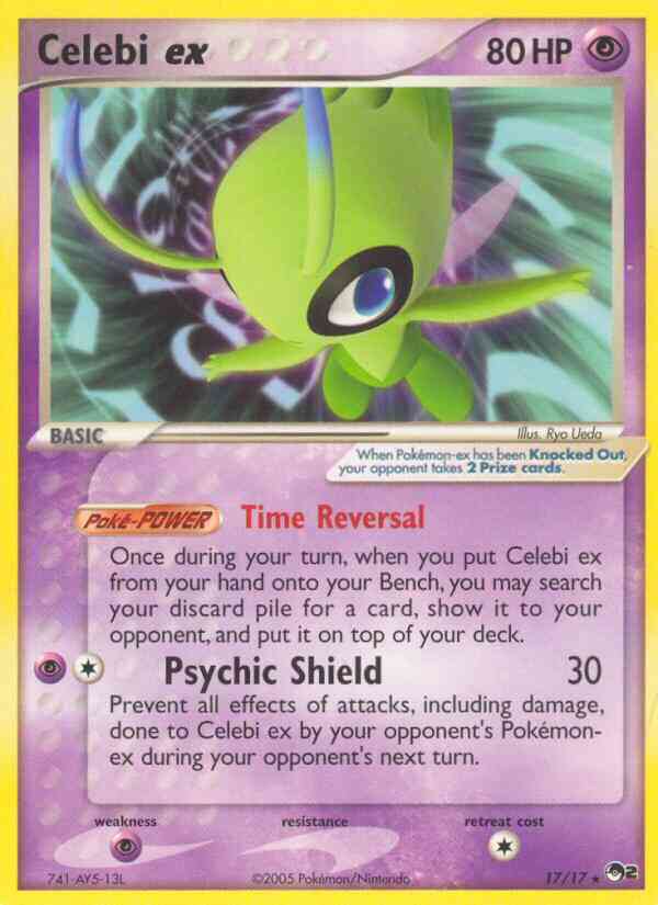 Celebi ex - 17/17 - Rare [pop2-17] [Holo]