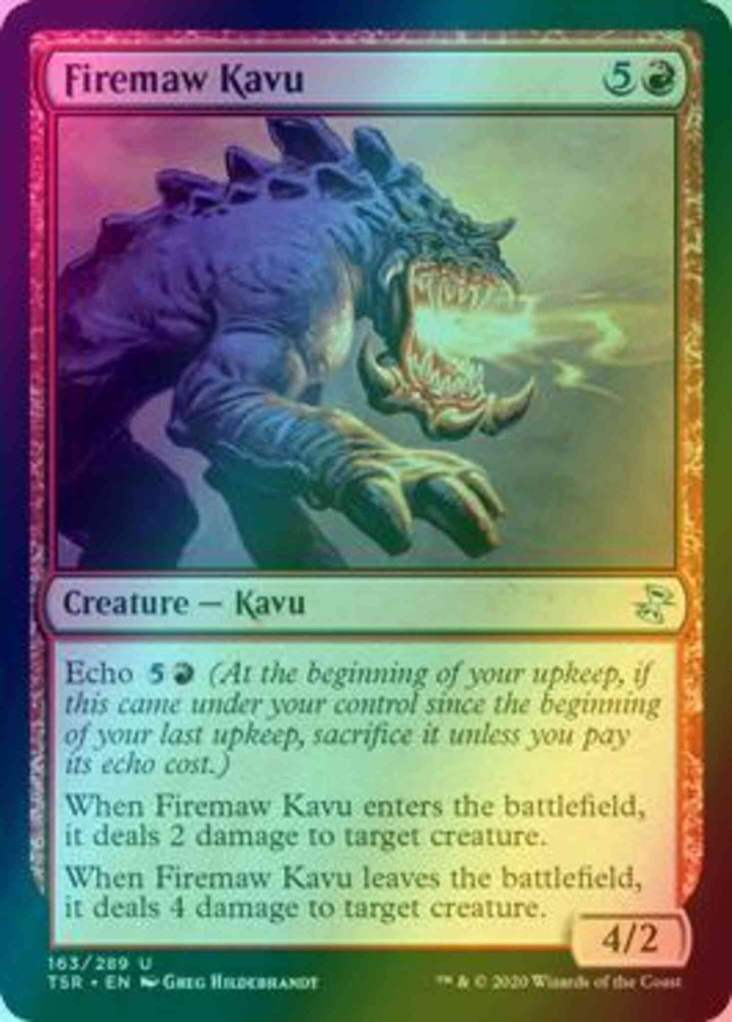 Firemaw Kavu [163] [Time Spiral Remastered] [Foil]