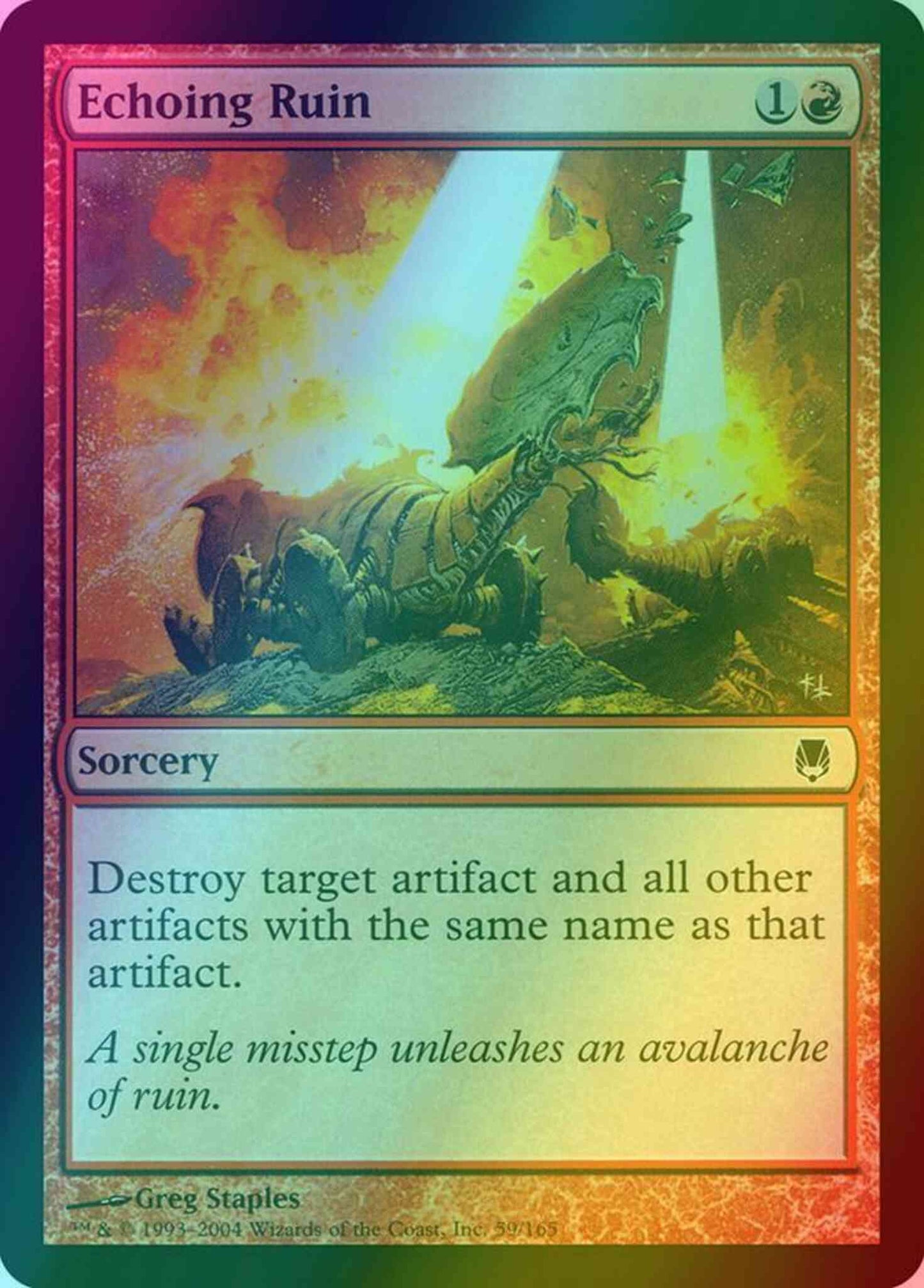 Echoing Ruin [59] [Darksteel] [Foil]