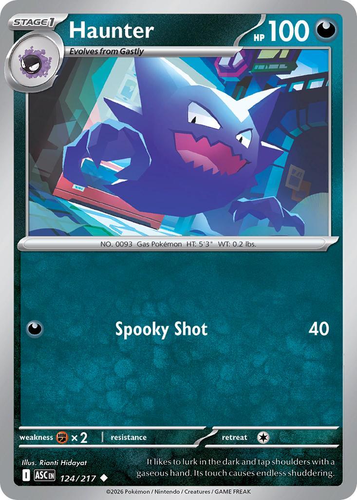 Haunter - 124/217 - Uncommon [me025-124] [Non-Holo]