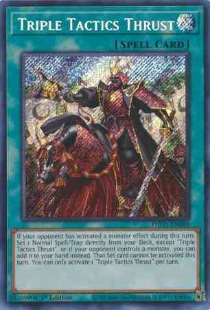 Triple Tactics Thrust - PHHY-EN069 - Secret Rare - 1st Edition