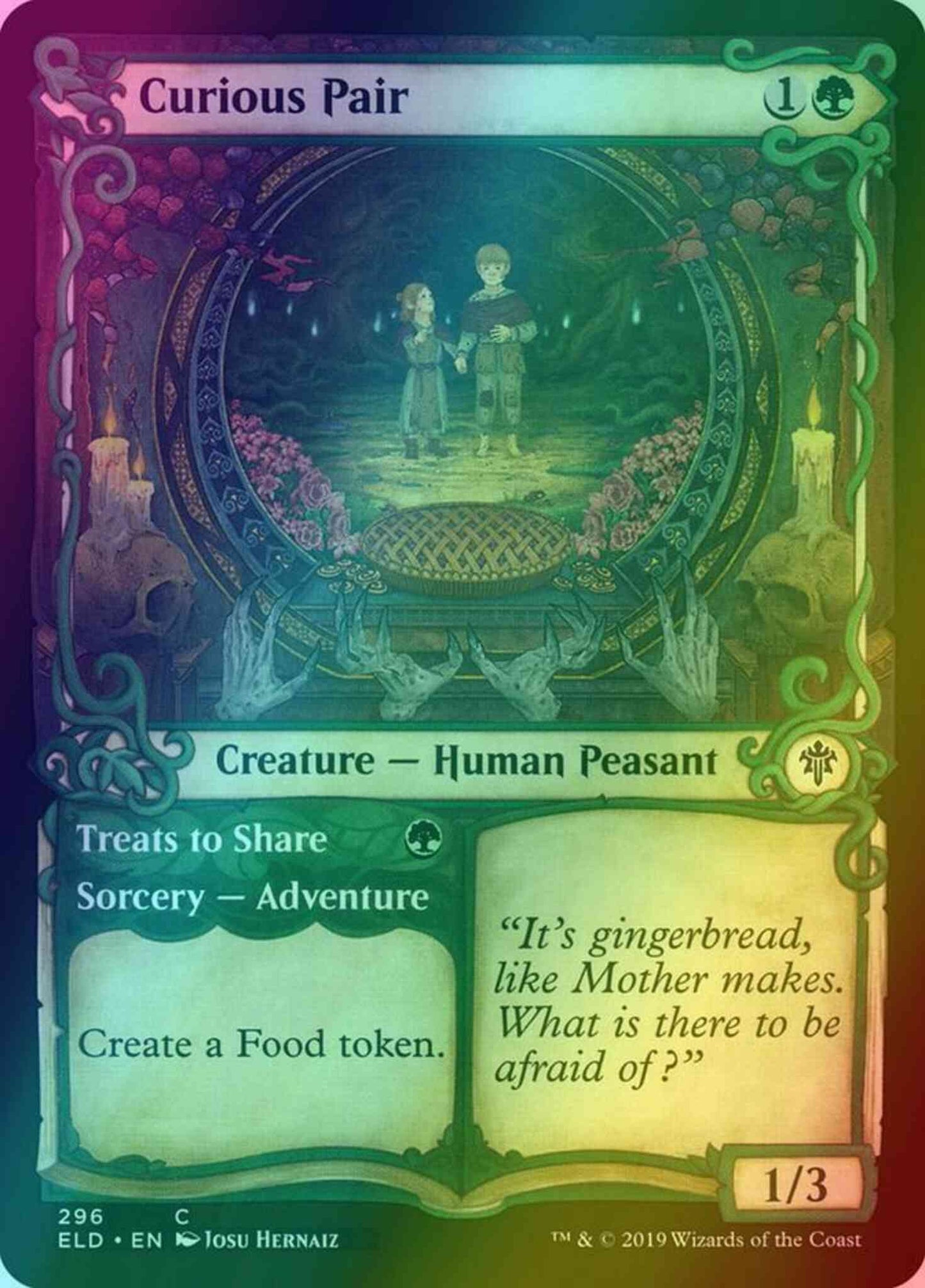 Curious Pair // Treats to Share [296] [Adventure Showcase] [Throne of Eldraine] [Foil]