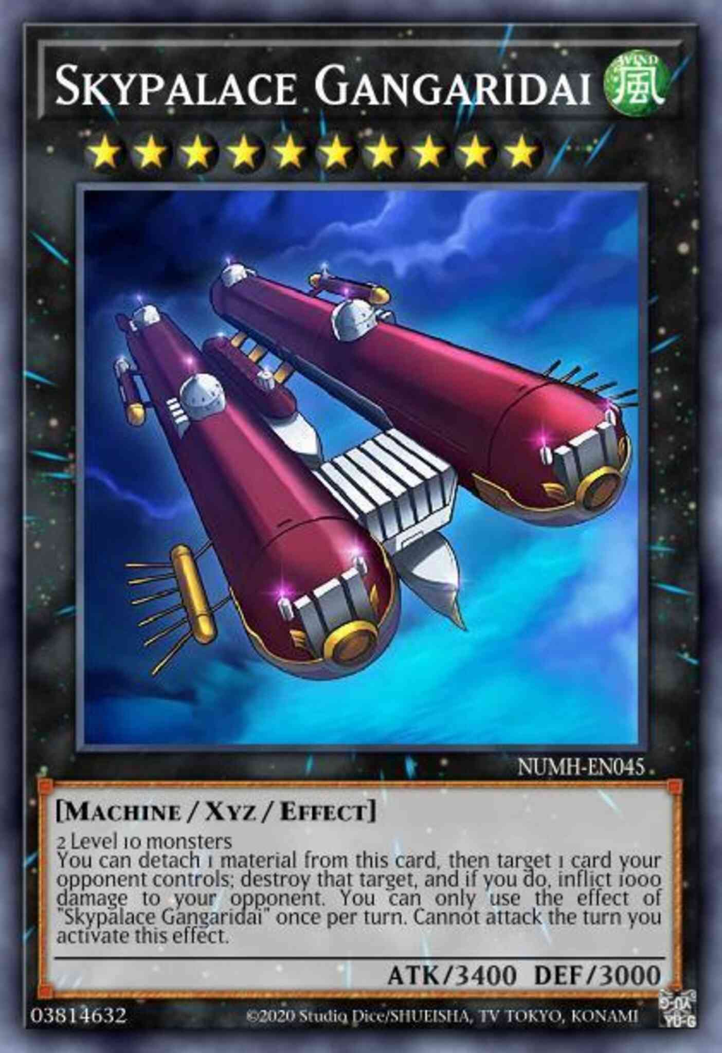 Skypalace Gangaridai - NUMH-EN045 - Secret Rare - Unlimited