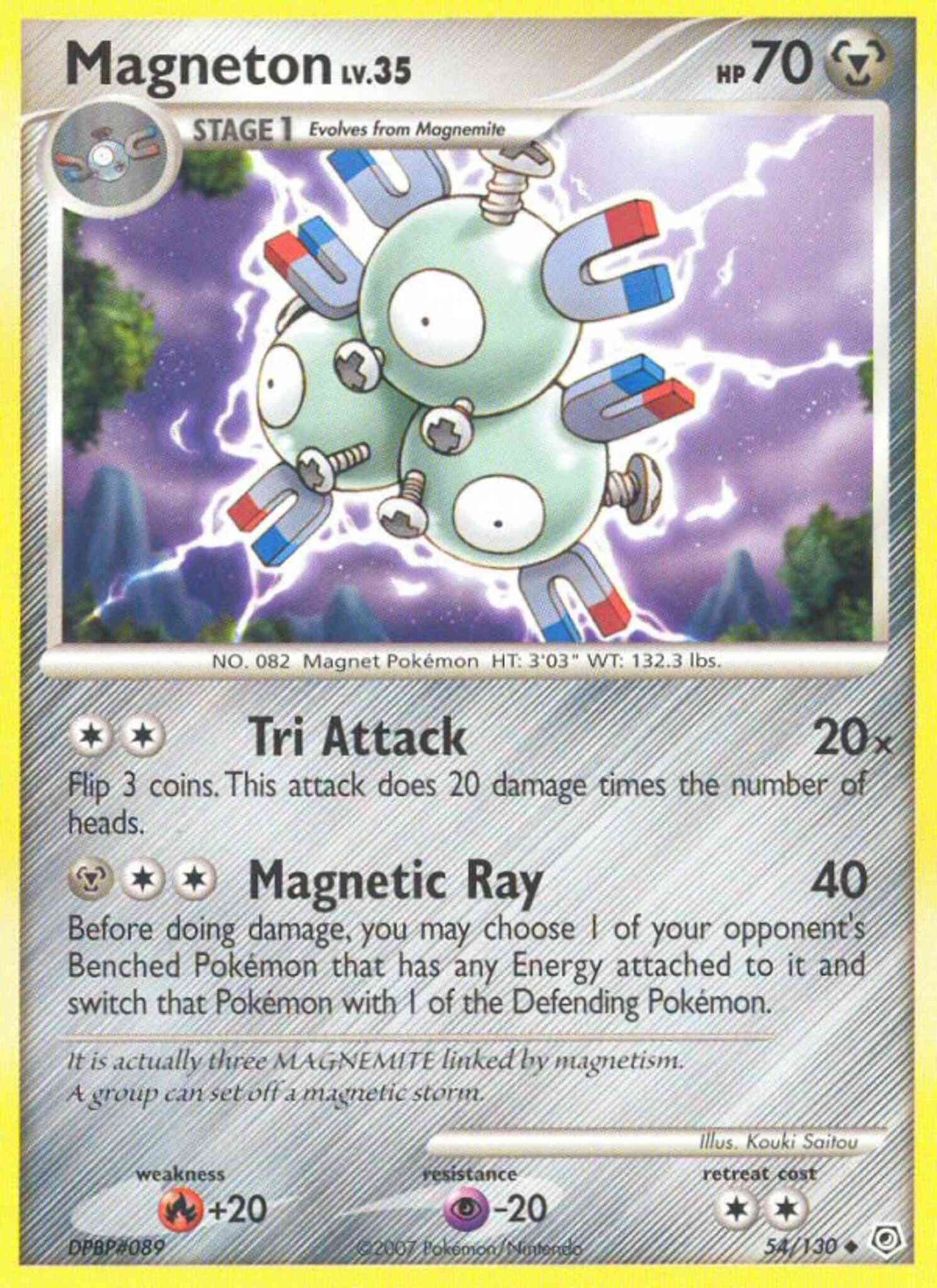 Magneton - 54/130 - Uncommon [dp1-54] [Non-Holo]