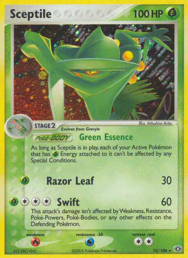 Sceptile - 10/106 - Theme Deck Exclusive [ex9msp-10] [Non-Holo]