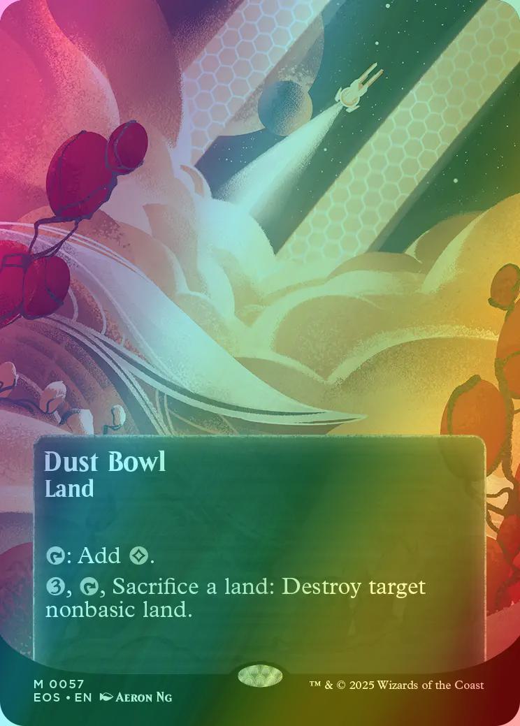 Dust Bowl [57] [Borderless] [Poster] [Edge of Eternities: Stellar Sights] [Foil]