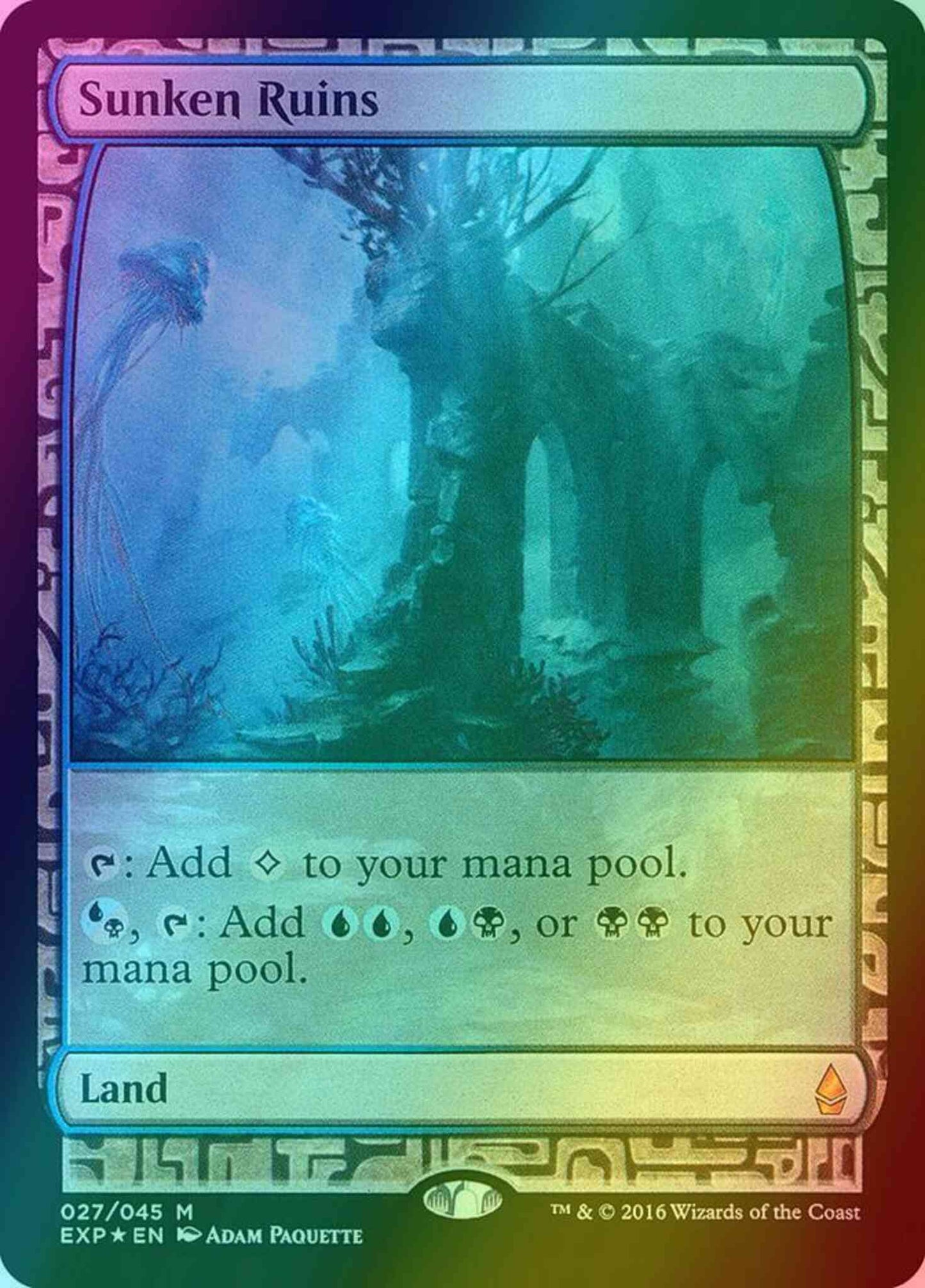 Sunken Ruins [27] [Masterpiece Series] [Zendikar Expeditions] [Foil]