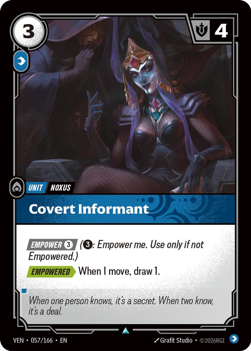 Covert Informant - 057/166 [Vendetta] [Non-Foil]