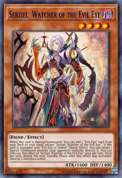 Serziel, Watcher of the Evil Eye - INCH-EN027 - Secret Rare - 1st Edition