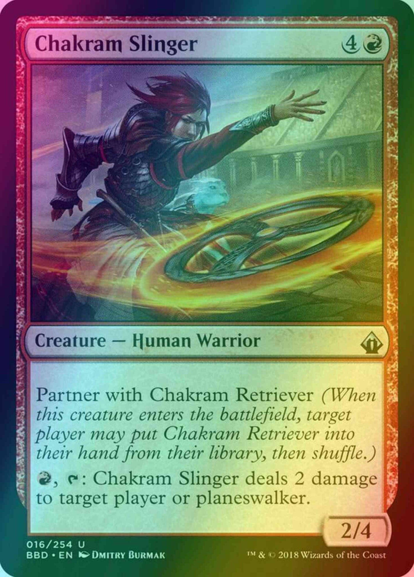Chakram Slinger [16] [Battlebond] [Foil]