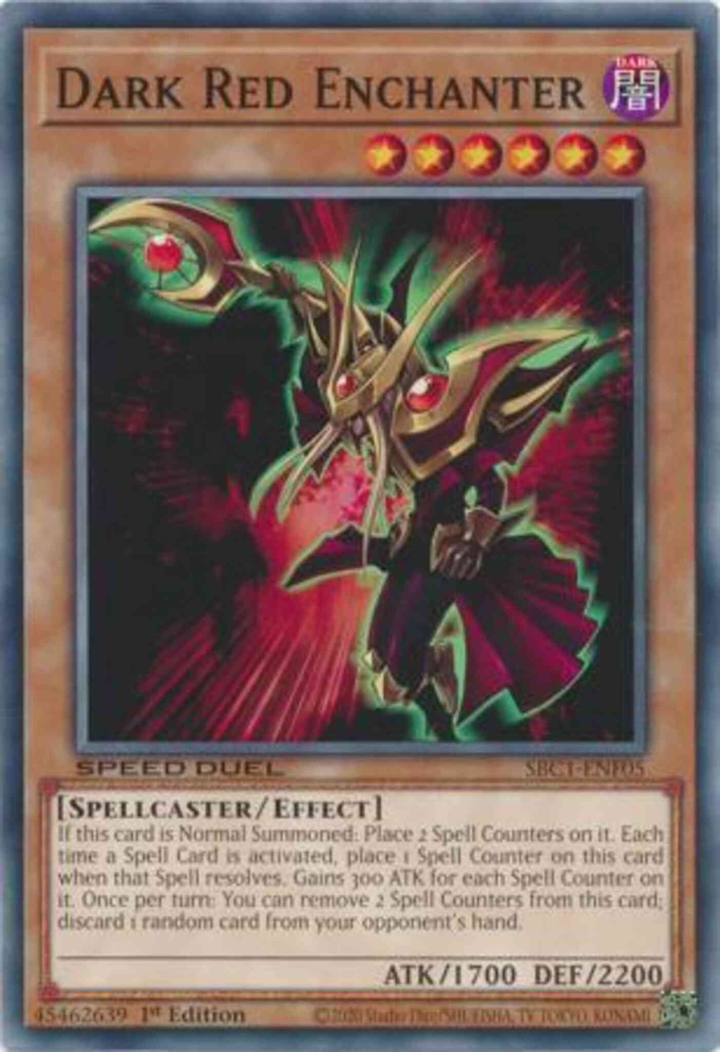 Dark Red Enchanter - SBC1-ENF05 - Common - 1st Edition