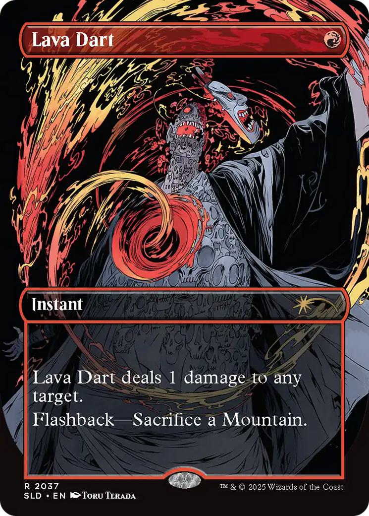 Lava Dart [2037] [Borderless] [VROOM] [Secret Lair Drop] [Non-Foil]