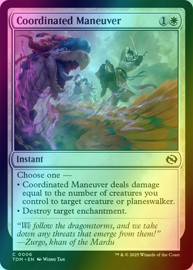 Coordinated Maneuver [6] [Tarkir: Dragonstorm] [Foil]