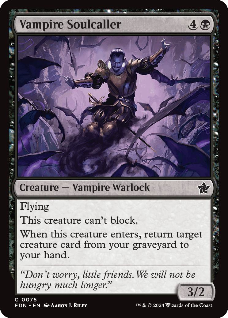 Vampire Soulcaller [75] [Foundations] [Non-Foil]