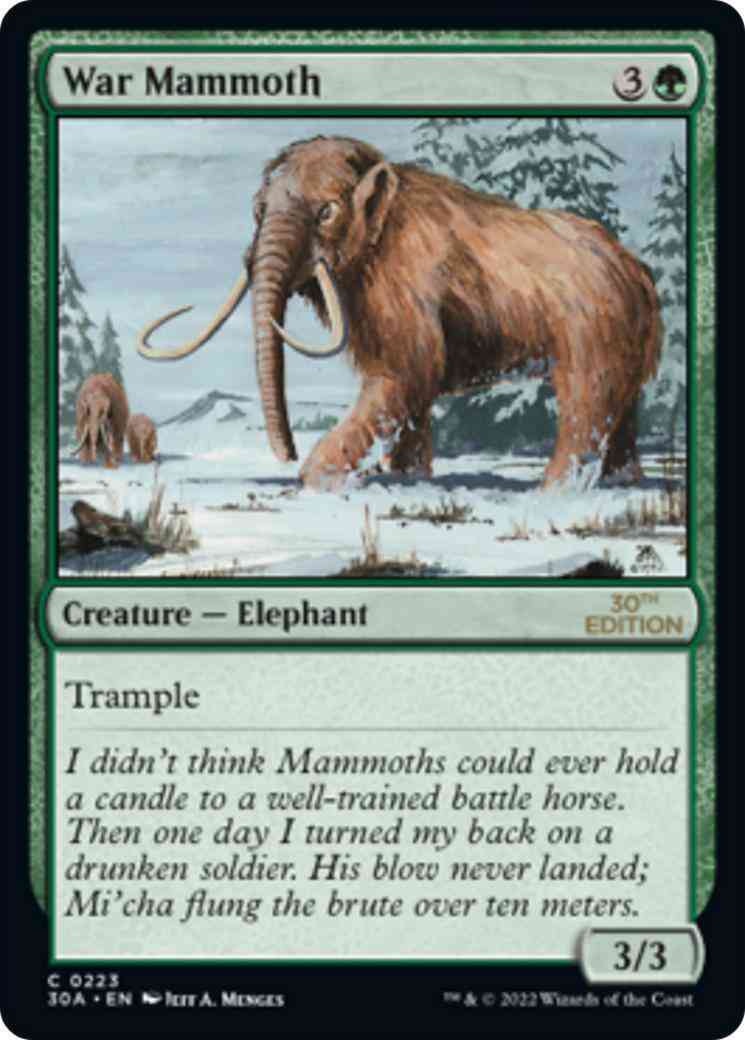 War Mammoth [223] [30th Anniversary Edition] [Non-Foil]
