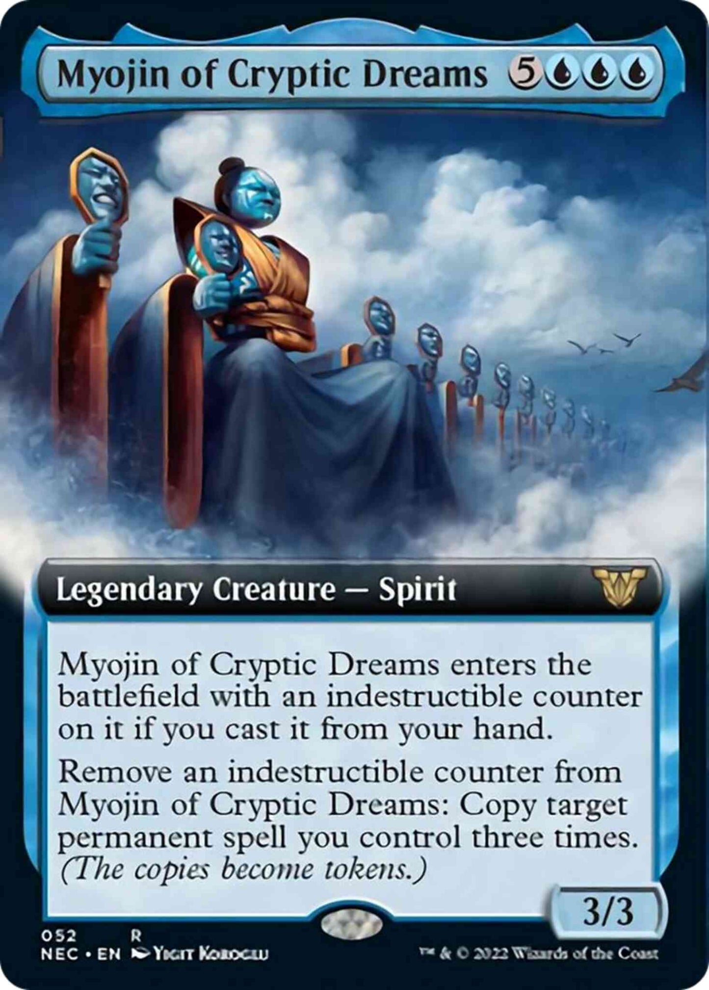 Myojin of Cryptic Dreams [52] [Extended Art] [Kamigawa: Neon Dynasty: Commander] [Non-Foil]
