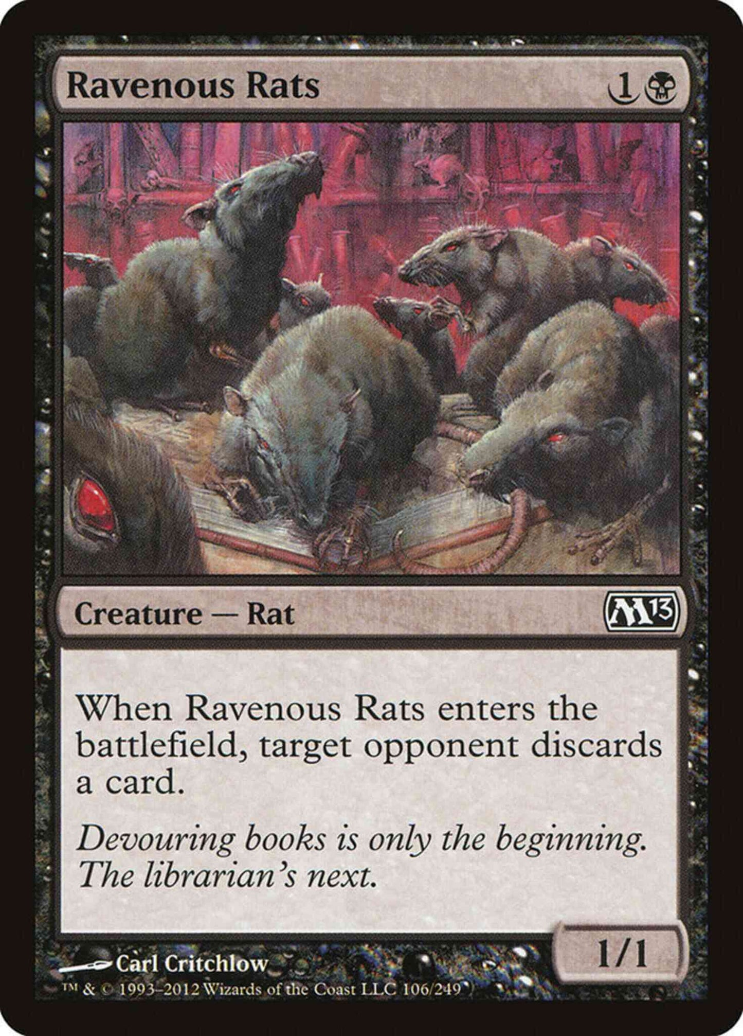 Ravenous Rats [106] [Magic 2013] [Non-Foil]