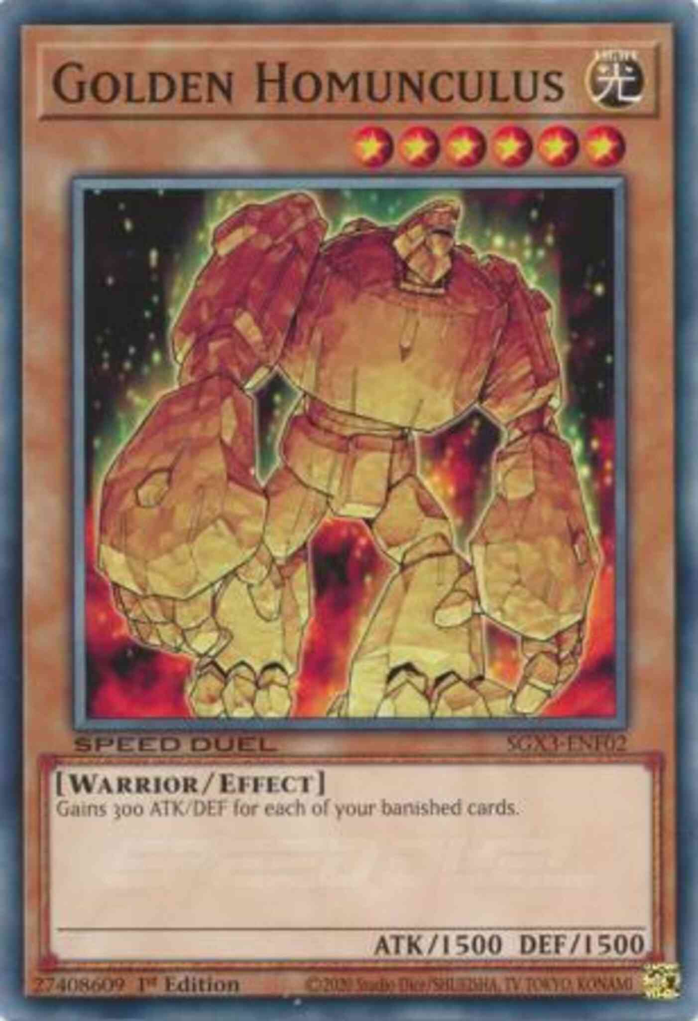 Golden Homunculus - SGX3-ENF02 - Common - 1st Edition