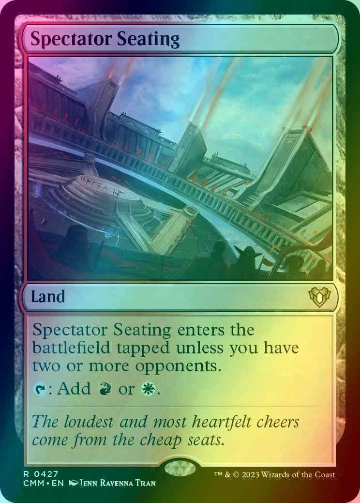 Spectator Seating [427] [Commander Masters] [Foil]