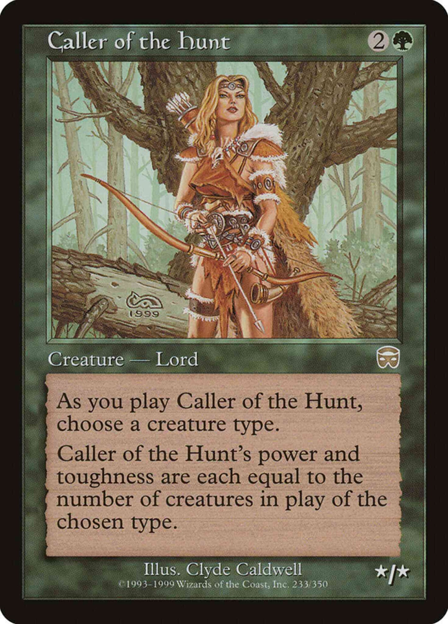 Caller of the Hunt [233] [Mercadian Masques] [Non-Foil]
