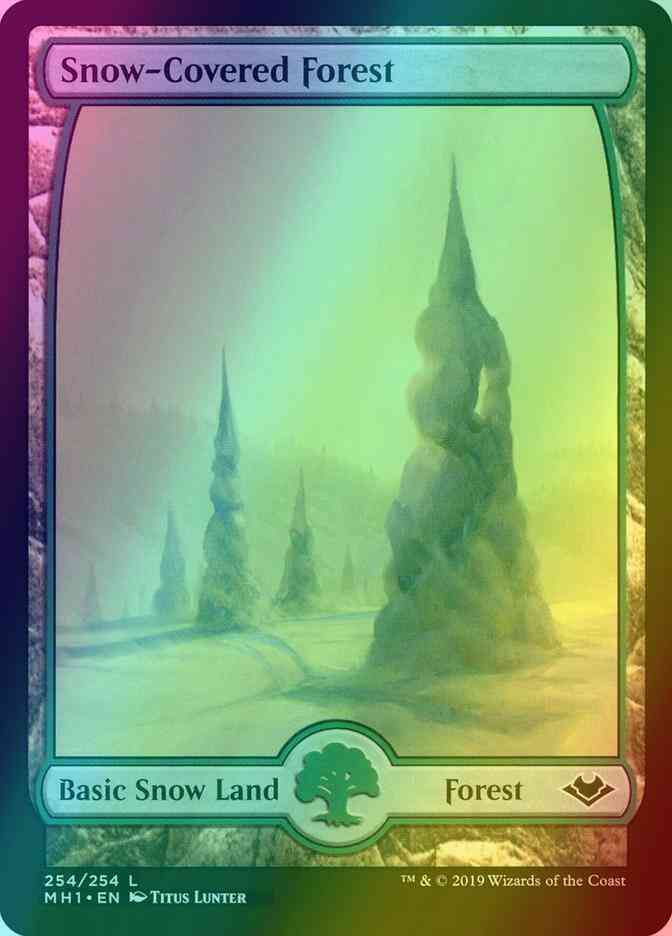 Snow-Covered Forest [254] [Modern Horizons] [Foil]