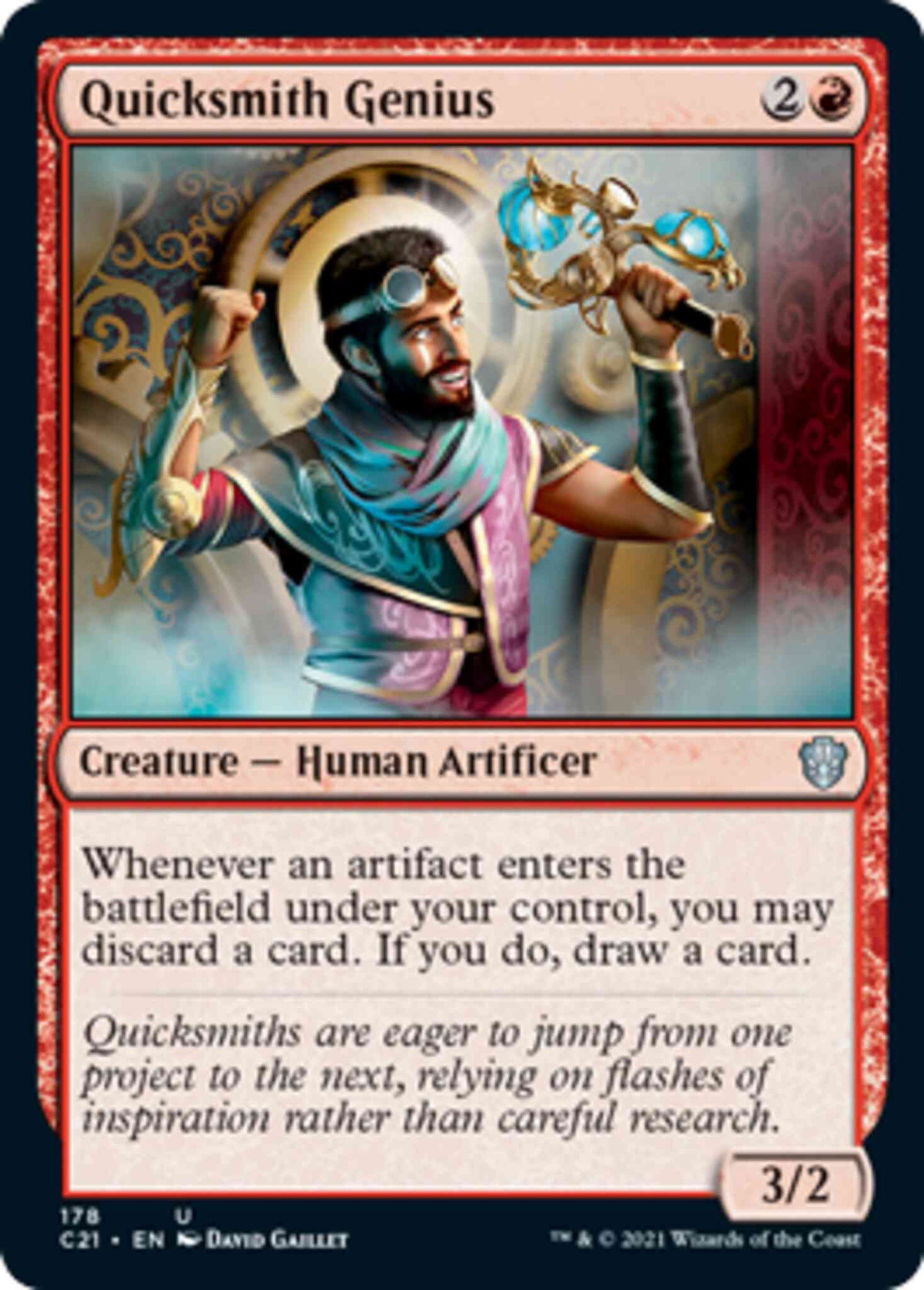 Quicksmith Genius [178] [Commander 2021] [Non-Foil]