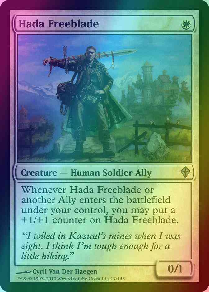 Hada Freeblade [7] [Worldwake] [Foil]