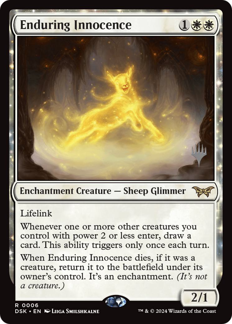Enduring Innocence [6p] [Promo Pack] [Duskmourn: House of Horror: Promos] [Non-Foil]