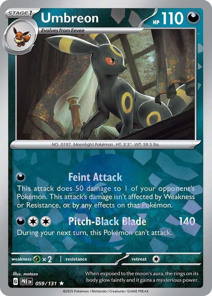 Umbreon - Poké Ball Pattern - 059/131 - Rare [sv085-059] [Reverse Holo]