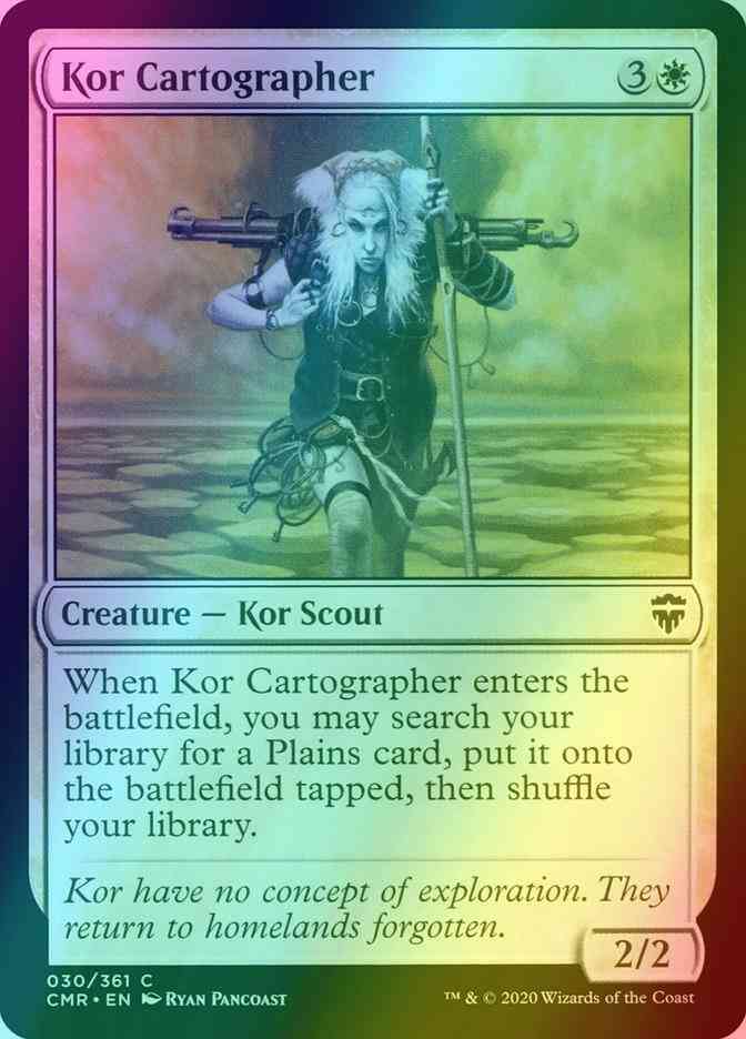 Kor Cartographer [30] [Commander Legends] [Foil]