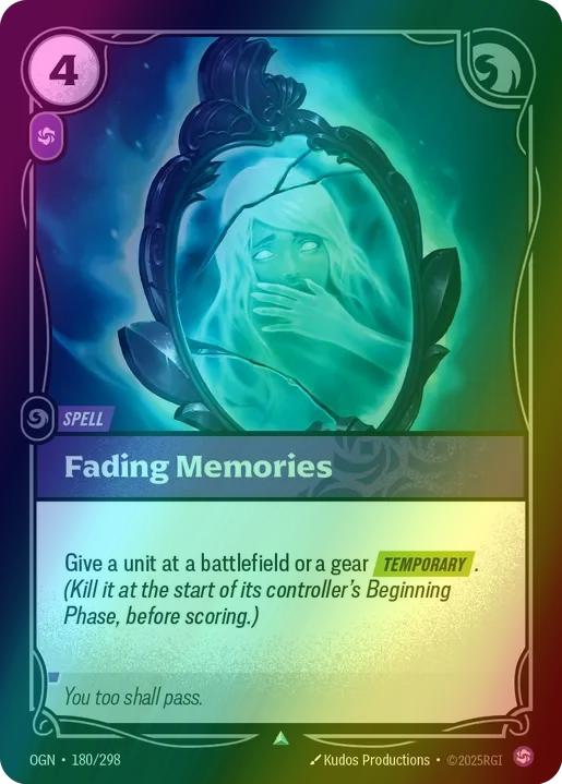 Fading Memories - 180/298 [Origins] [Foil]