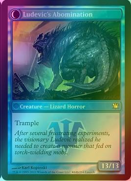 Ludevic's Test Subject // Ludevic's Abomination [64] [Innistrad Promos] [Foil]