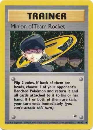 Minion of Team Rocket - 113/132 - Uncommon - Unlimited [gym1U-113] [Non-Holo]